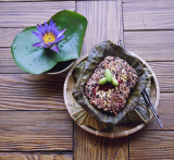 Lotus leaf rice